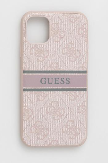 Puzdro na mobil Guess Iphone 11 6,1'' /xr ružová farba