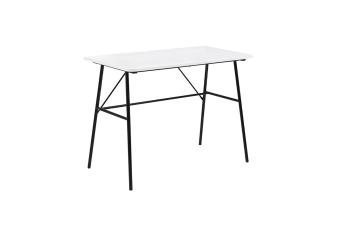 Dkton Dizajnový písací stôl Nava 100 cm, biely 2