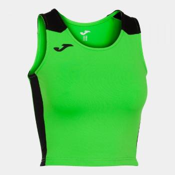 RECORD II TOP FLUOR GREEN BLACK L