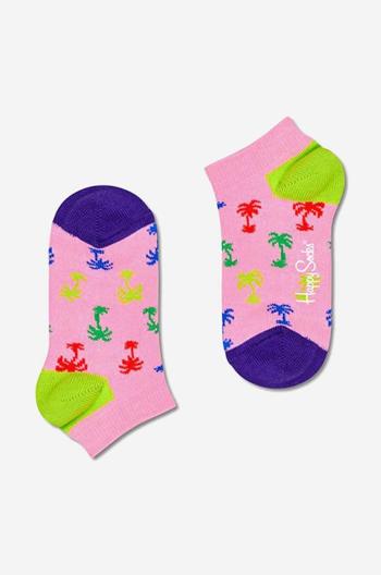 Detské ponožky Happy Socks Palm Low ružová farba, KPLM05-3300