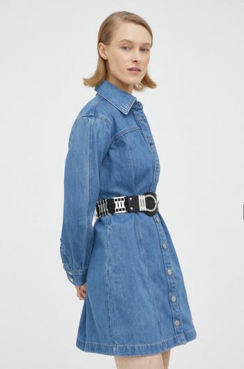 Rifľové šaty Levi's mini, oversize