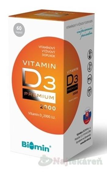 Biomin Vitamin K2 + Vitamin D3 2000.I.U. Premium 60 kapsúl