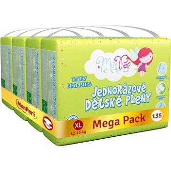 MonPeri Klasik Mega Pack veľkosť XL (136 ks) (8594169733258)