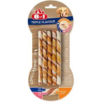 Pochúťka 8 in 1 Triple Flavour sticks (10 ks) (4048422144601)