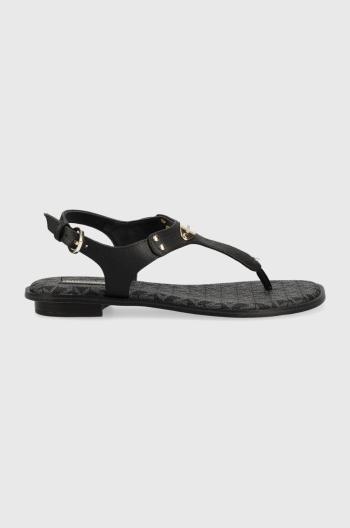 Sandále MICHAEL Michael Kors Mk Plate dámske, čierna farba, 40R3MKFA2L
