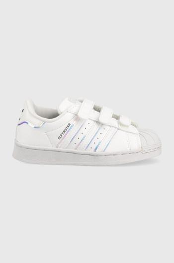 Detské tenisky adidas Originals biela farba