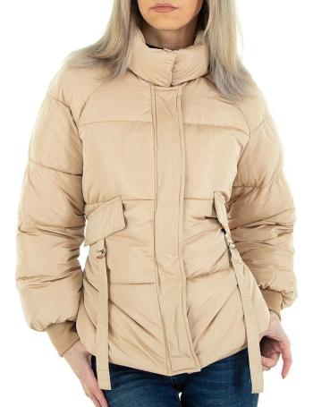 Dámska béžová zimná bunda vel. XL/42