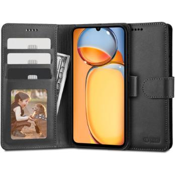 Tech-Protect Wallet knižkové puzdro na Xiaomi Redmi 13C / Poco C65, čierne