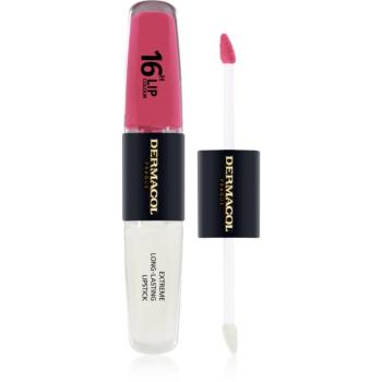 Dermacol 16H Lip Colour dlhotrvajúci rúž a lesk na pery odtieň 6 2x4 ml