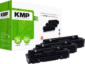 KMP H-T242XCMY toner kombinované balenie náhradný HP HP 410X (CF411X, CF413X, CF412X) zelenomodra, purpurová, žltá 5000