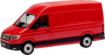 Herpa 092982-002 H0 Volkswagen (VW) Crafter 2016 škatuľka vysoká strecha, červená