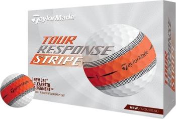 TaylorMade Tour Response Stripe Orange Golfové lopty