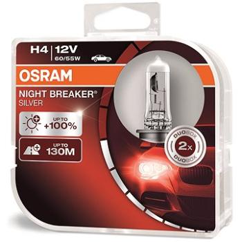 OSRAM H4 Night Breaker SILVER + 100 %, 2 ks (64193NBS-HCB)