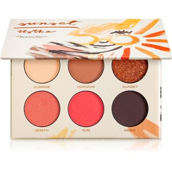 Pierre René Professional Palette paletka očných tieňov odtieň Sunset 6x1,3 g