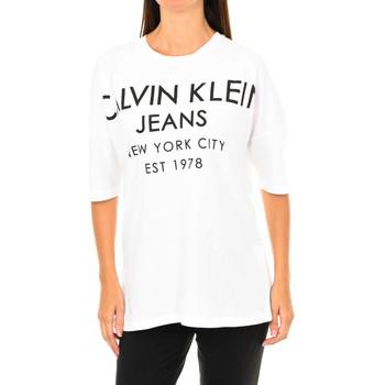 Calvin Klein Jeans  Tričká a polokošele J20J204632-112  Biela