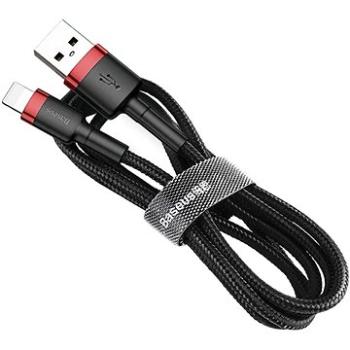 Baseus Cafule nabíjací/dátový kábel USB na Lightning 1,5 A 2 m, červený-čierny (CALKLF-C19)