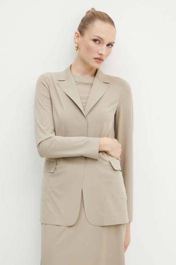 Sako Max Mara Leisure béžová farba, jednoradové, jednofarebné, 2426916017600