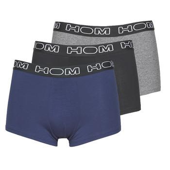 Hom  Boxerky HOM BOXERLINES BOXER BRIEF PACK X3  Modrá