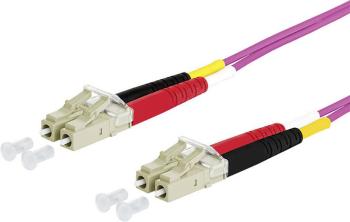 Metz Connect 151S1JOJO50E optické vlákno LWL prepojovací kábel [2x zástrčka LC - 2x zástrčka LC] 50/125 µ Multimode OM4