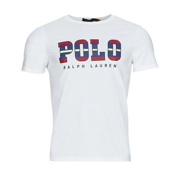 Polo Ralph Lauren  Tričká s krátkym rukávom G223SC41-SSCNCMSLM1-SHORT SLEEVE-T-SHIRT  Biela