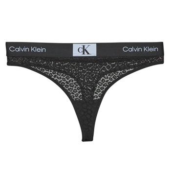 Calvin Klein Jeans  String MODERN THONG  Čierna