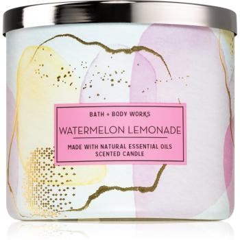 Bath & Body Works Watermelon Lemonade vonná sviečka V. 411 g