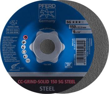 PFERD 64185150 Cc-Grind-Solid Sg Steel brúsny kotúč  150 mm  10 ks