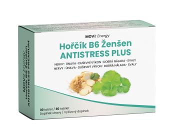 MOVit Horčík B6 Ženšen Antistress PLUS