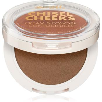 Barry M Chisel Cheeks kontúrovacia paletka na tvár duo Light 11 g