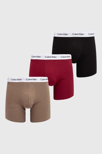 Boxerky Calvin Klein Underwear 3-pak pánske, čierna farba, 000NB1770A