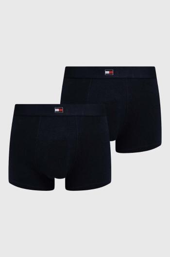 Boxerky Tommy Hilfiger 2-pak pánske, tmavomodrá farba