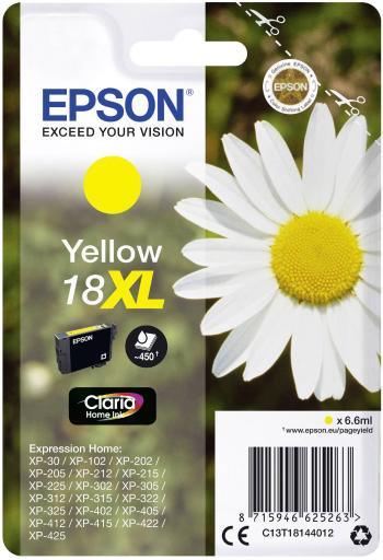 Epson Ink T1814, 18XL originál  žltá C13T18144012