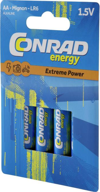 Conrad energy Extreme Power LR06 tužková batéria typu AA alkalicko-mangánová  1.5 V 4 ks