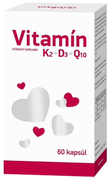 Biomedica Vitamín K2+D3+Q10 60 kapsúl