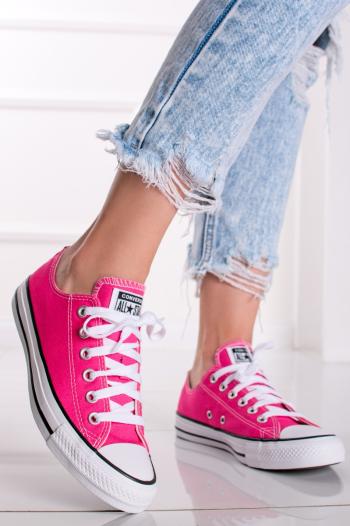 Fuchsiové nízke tenisky Chuck Taylor All Star Seasonal Color