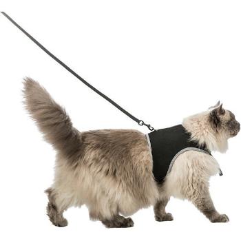 Trixie Soft harness cat, with leash XXL, 36–54 cm, 1.20 m, black