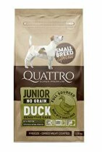QUATTRO Dog Dry SB Junior Duck 1,5kg 3 + 1 zadarmo