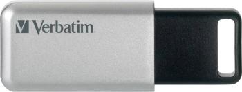 Verbatim Secure Pro USB flash disk 64 GB striebornočierná 98666 USB 3.2 Gen 1 (USB 3.0)