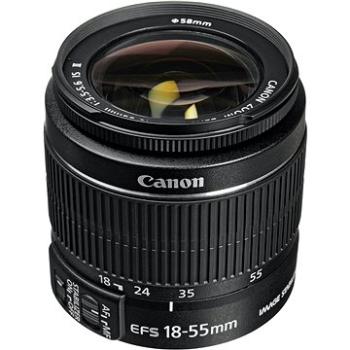 Canon EF-S 18-55 mm F3.5 - 5.6 IS II Zoom čierny (5121B005AA) + ZDARMA Čistiaci roztok K&F Concept