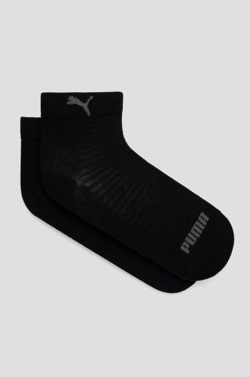 Ponožky Puma (2-pack) 907956 dámske, čierna farba