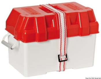 Osculati Battery box white/red moplen 100 A
