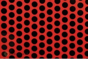 Oracover 41-021-071-010 nažehlovacia fólia Fun 1 (d x š) 10 m x 60 cm červená, čierna