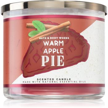 Bath & Body Works Warm Apple Pie vonná sviečka 411 g