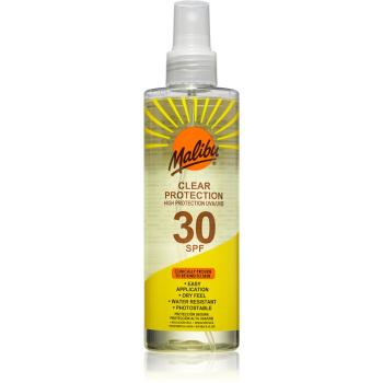 Malibu Clear Protection opaľovací sprej 250 ml