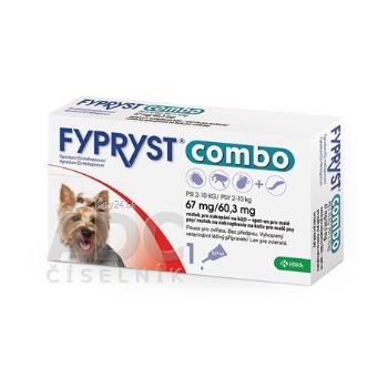 FYPRYST combo 67 mg/60,3 mg PSY 2-10 KG