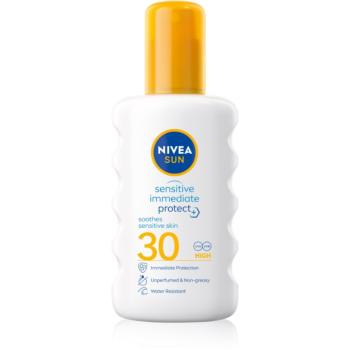 NIVEA SUN Protect & Sensitive ochranný sprej na opaľovanie SPF 30 200 ml