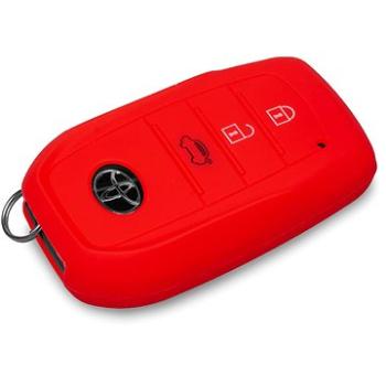 Ochranné silikónové puzdro na kľúč pre Toyota, farba červená (SZBE-042R)