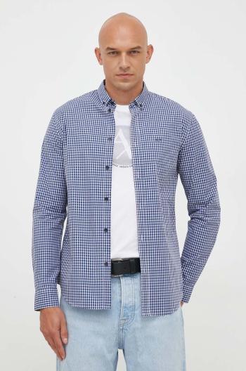 Bavlnená košeľa Armani Exchange pánska, regular, s golierom button-down