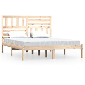 Rám postele masívna borovica 140 × 190 cm, 3101003