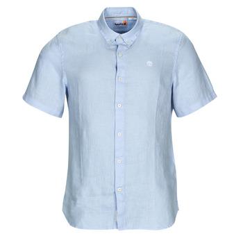 Timberland  Košele s krátkym rukávom SS Mill River Linen Shirt Slim  Modrá